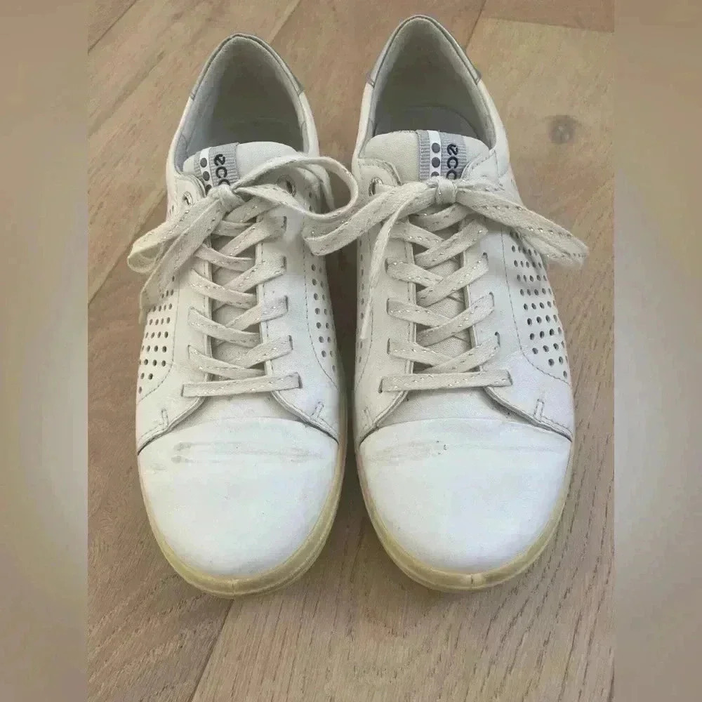 Ecco Golf Womens Golf Shoe White Size 39 Wide